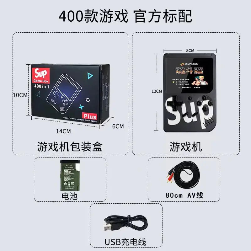 Retro Arcade 400 Mini Game Console